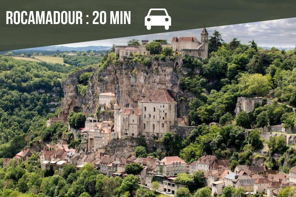 La Sagnarde, Maison En Pierre, Loubressac Dış mekan fotoğraf
